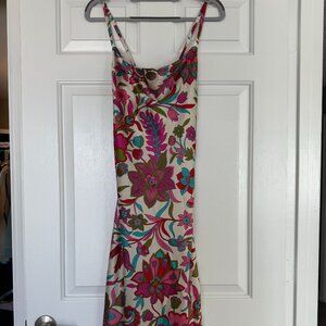 Flora Bea slip dress with crisscross adjustable straps